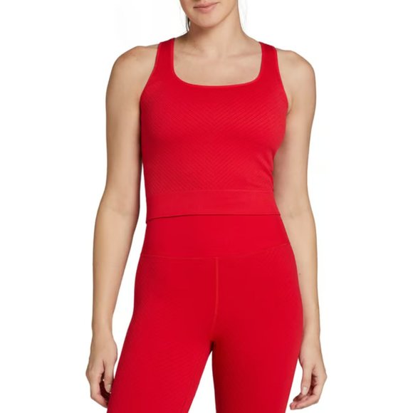 DSG Women's Momentum Seamless Cropped Tank Top - Picture 1 of 8